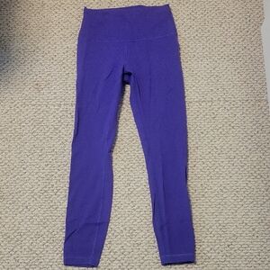 Lululemon Wundertrain Leggings. Size 6 23" Length. Petrol Purple